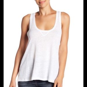 Rails Poppy Linen Blend Racerback Tank